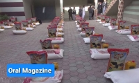 بیجاشدگان داخلی ولایت کندز مواد غذایی دریافت می‌کنند